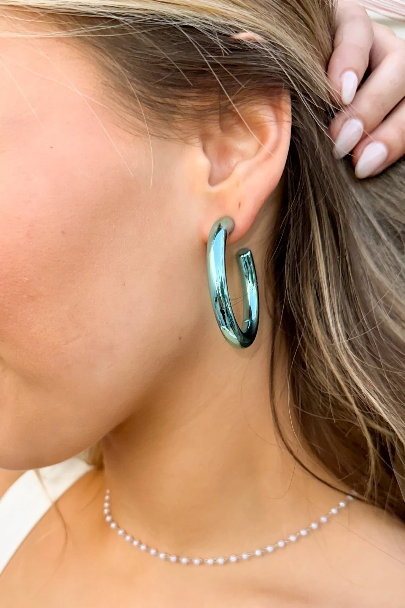 Heartache Hoop Earrings