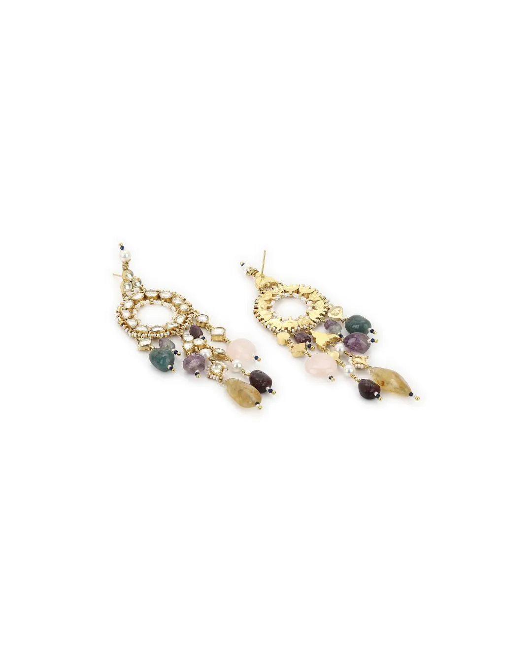 Hera Polki Hoop Earrings