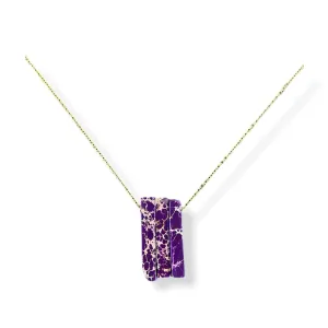 Jasper Trio Pendant Necklace