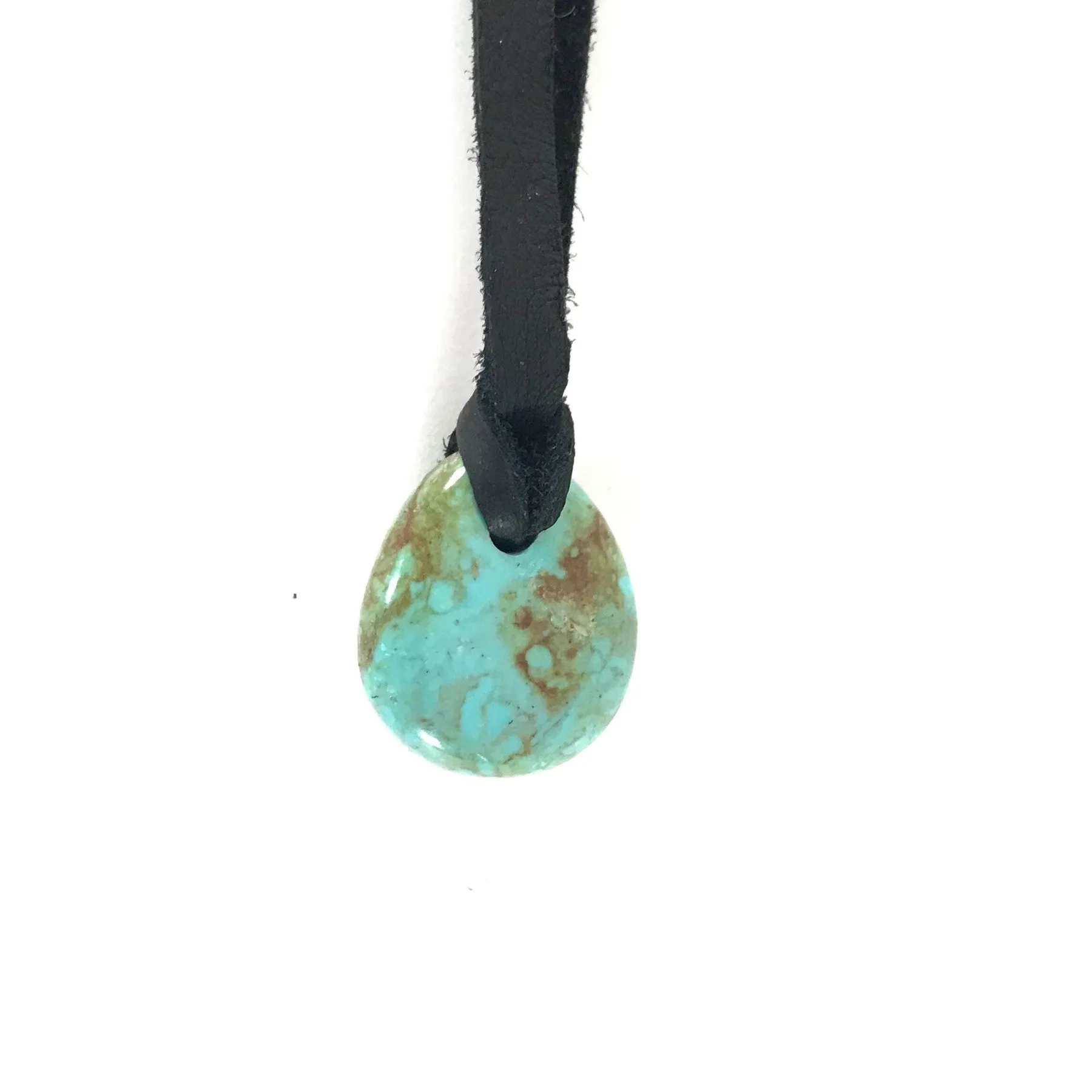 Jennifer Medina Sonoran Polished Turquoise Nugget Necklace