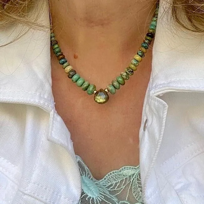 Kingman Turquoise Necklace - Fortuna