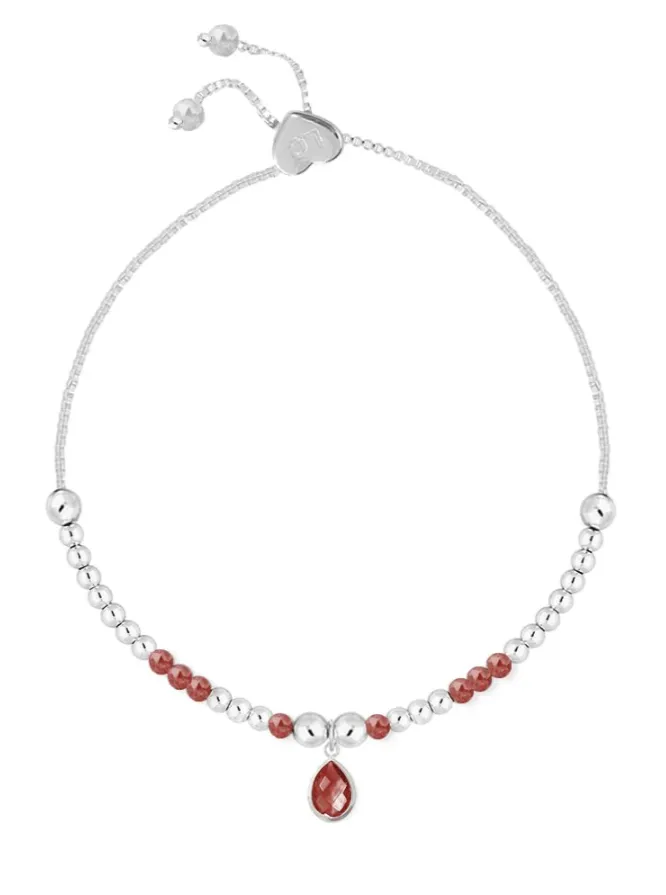 Life Charms January Birthstone Bracelet