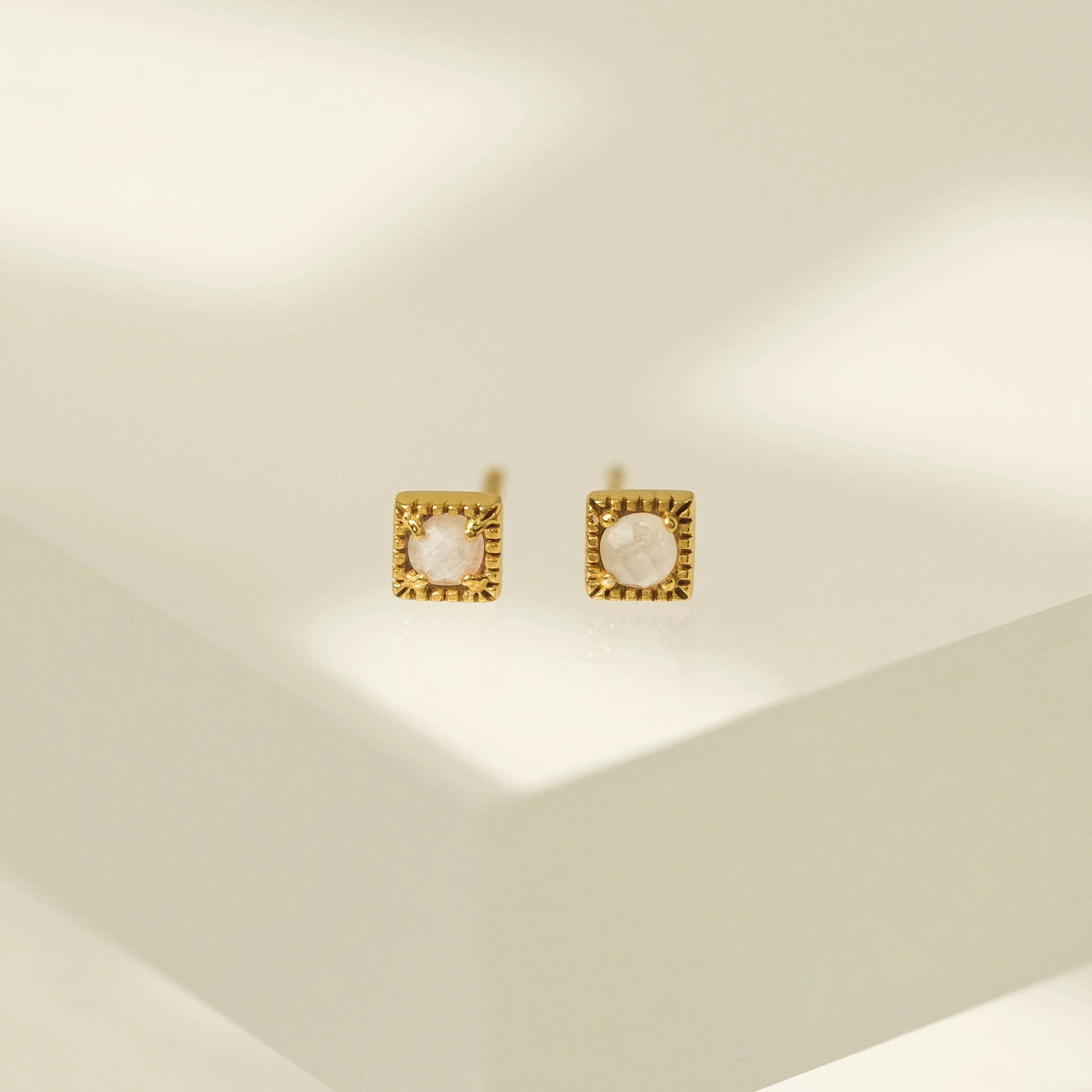 Lovers Tempo Eclipse Stud Earring - Moonstone*