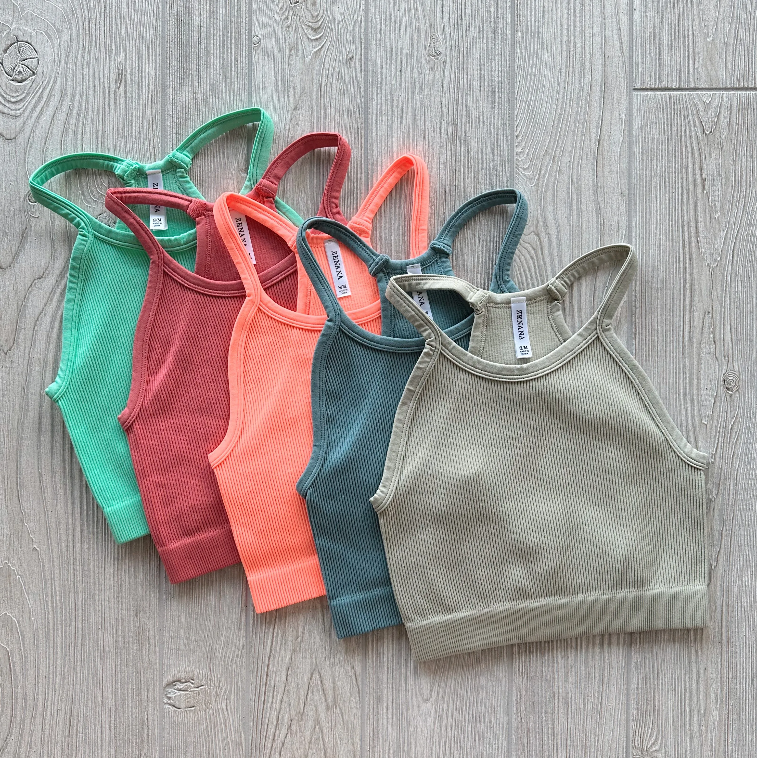 Luna Ribbed Crop • Austin Collection