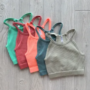 Luna Ribbed Crop • Austin Collection