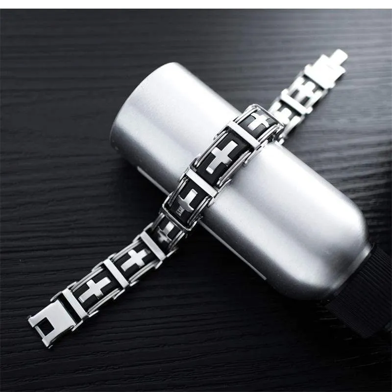 Men's Cross Bracelet <br> Elegancy