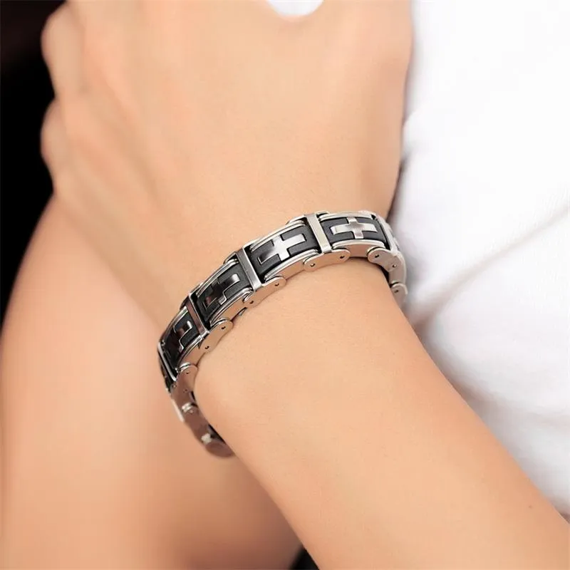 Men's Cross Bracelet <br> Elegancy