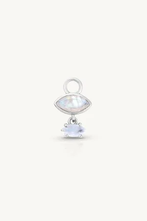 Mila Moonstone Silver Charm