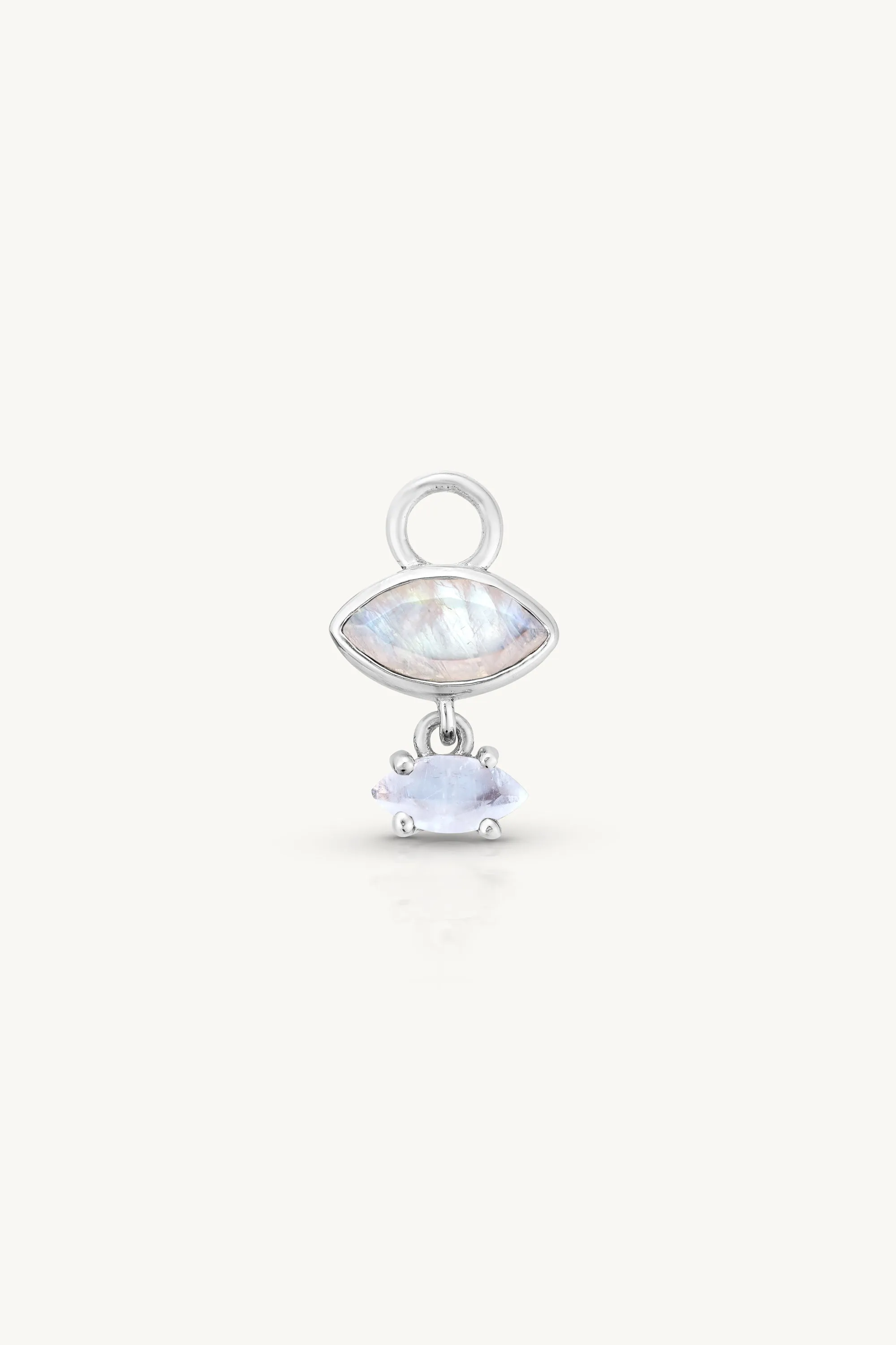 Mila Moonstone Silver Charm