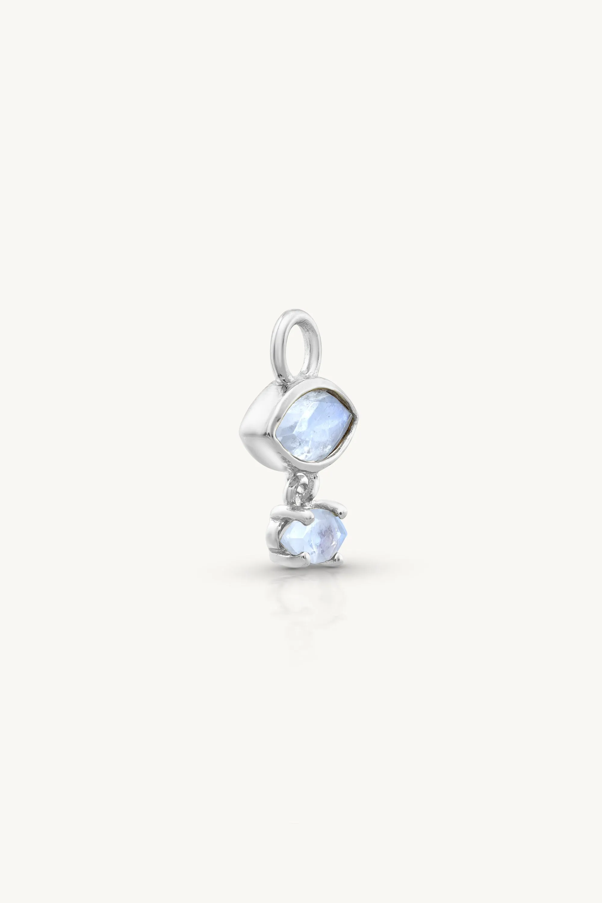 Mila Moonstone Silver Charm