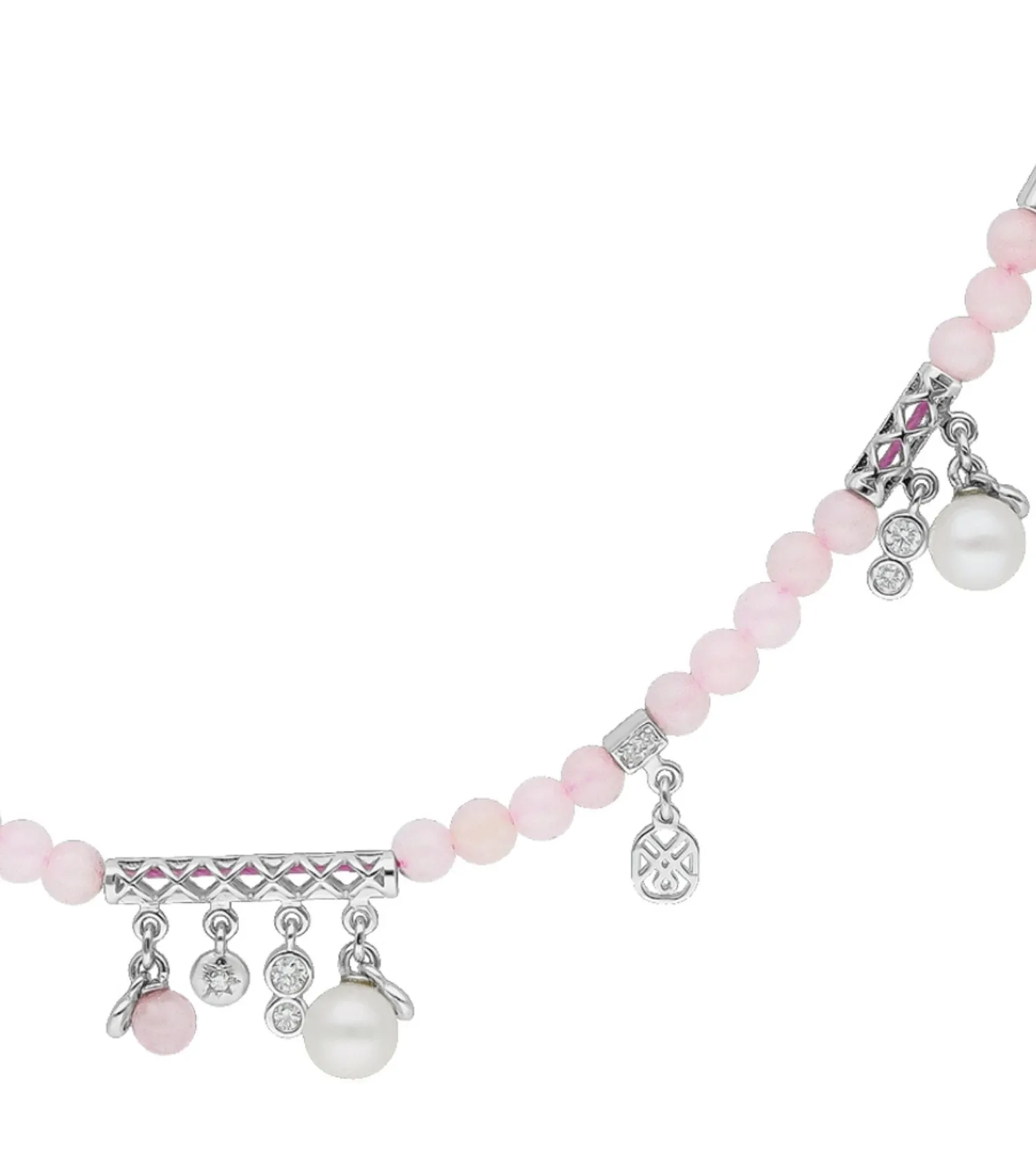 Mira rose necklace