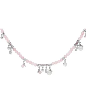 Mira rose necklace