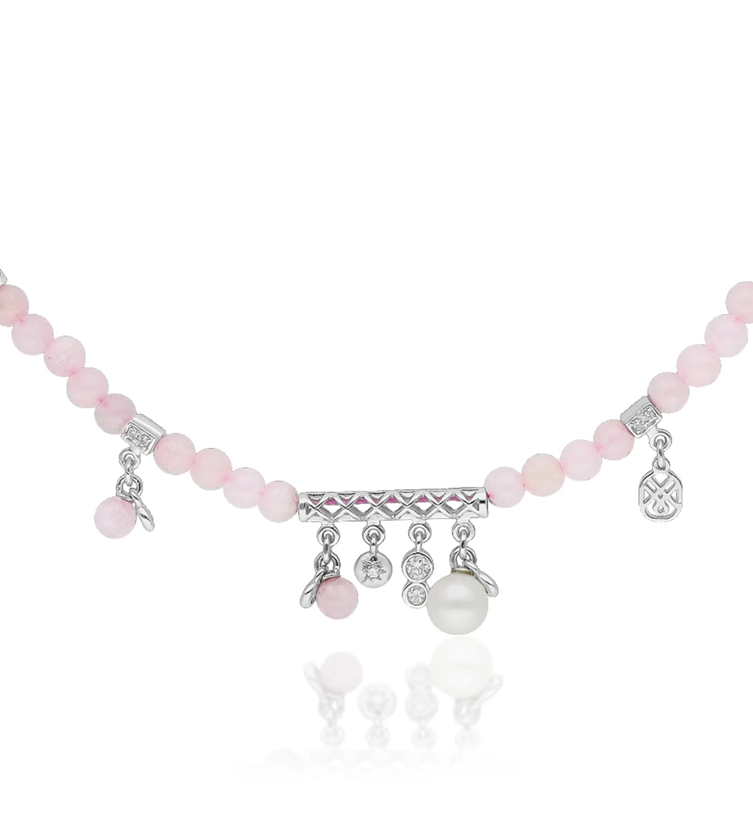 Mira rose necklace