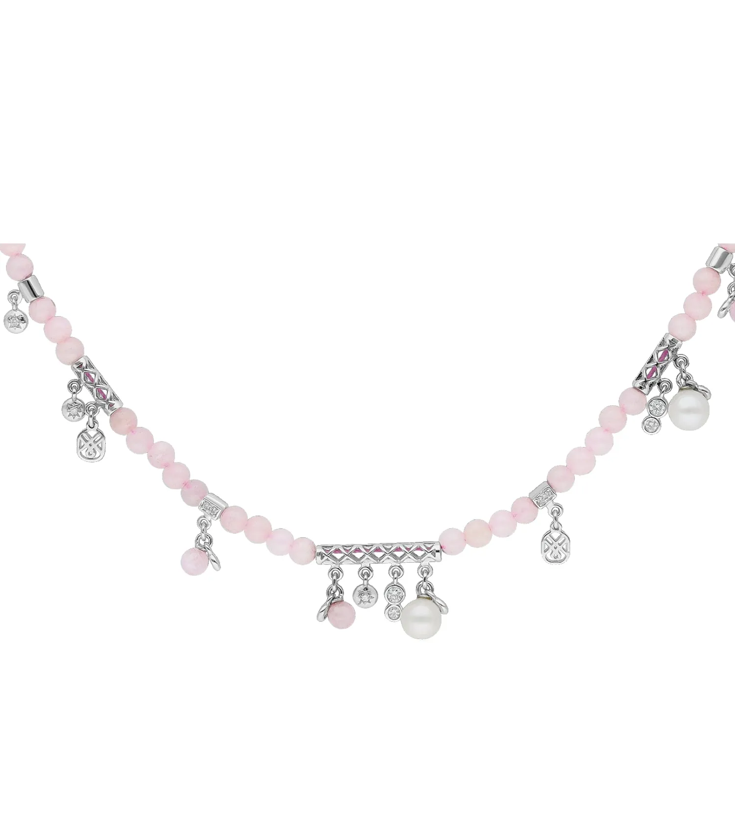 Mira rose necklace
