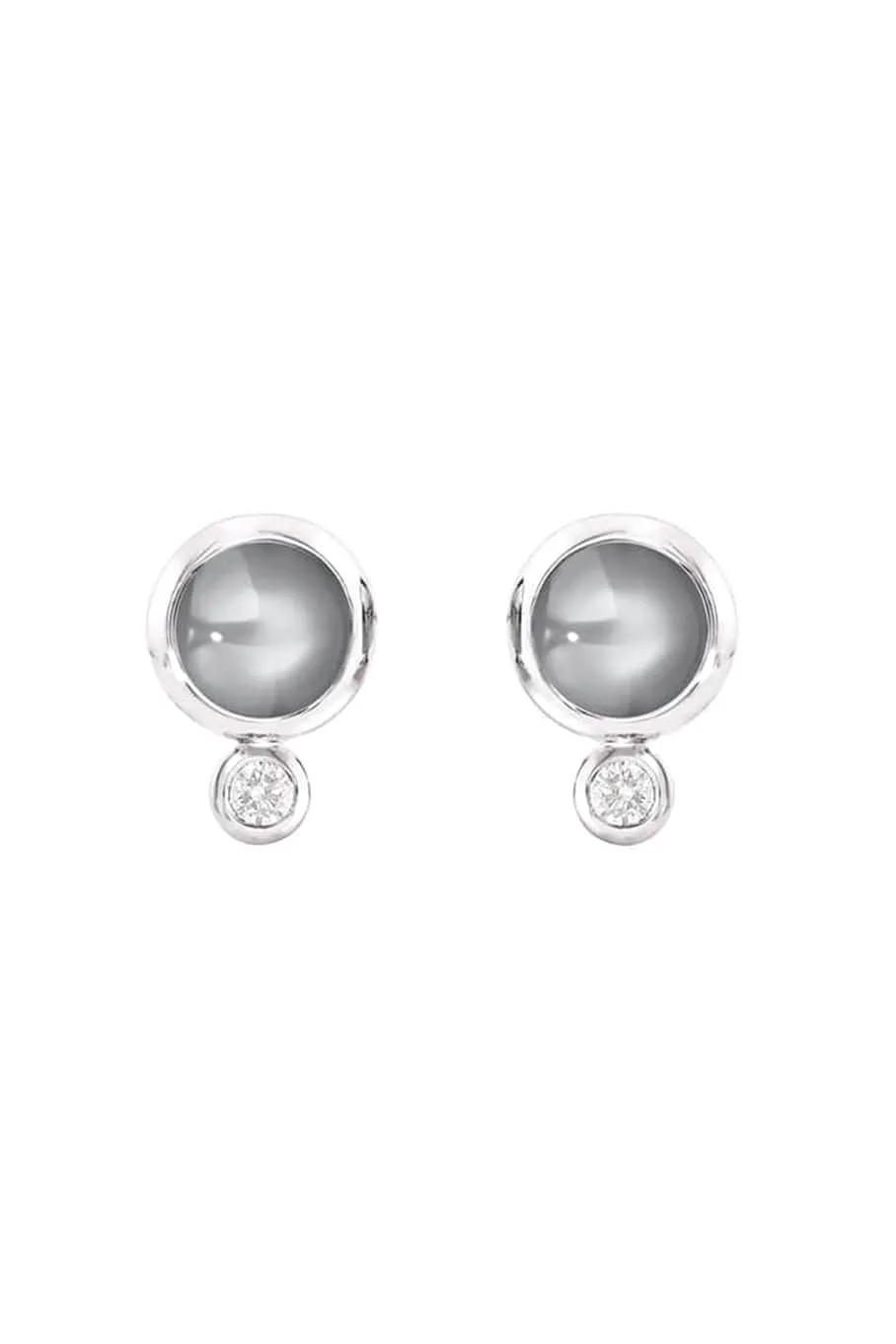 Moonstone Bouton Earrings