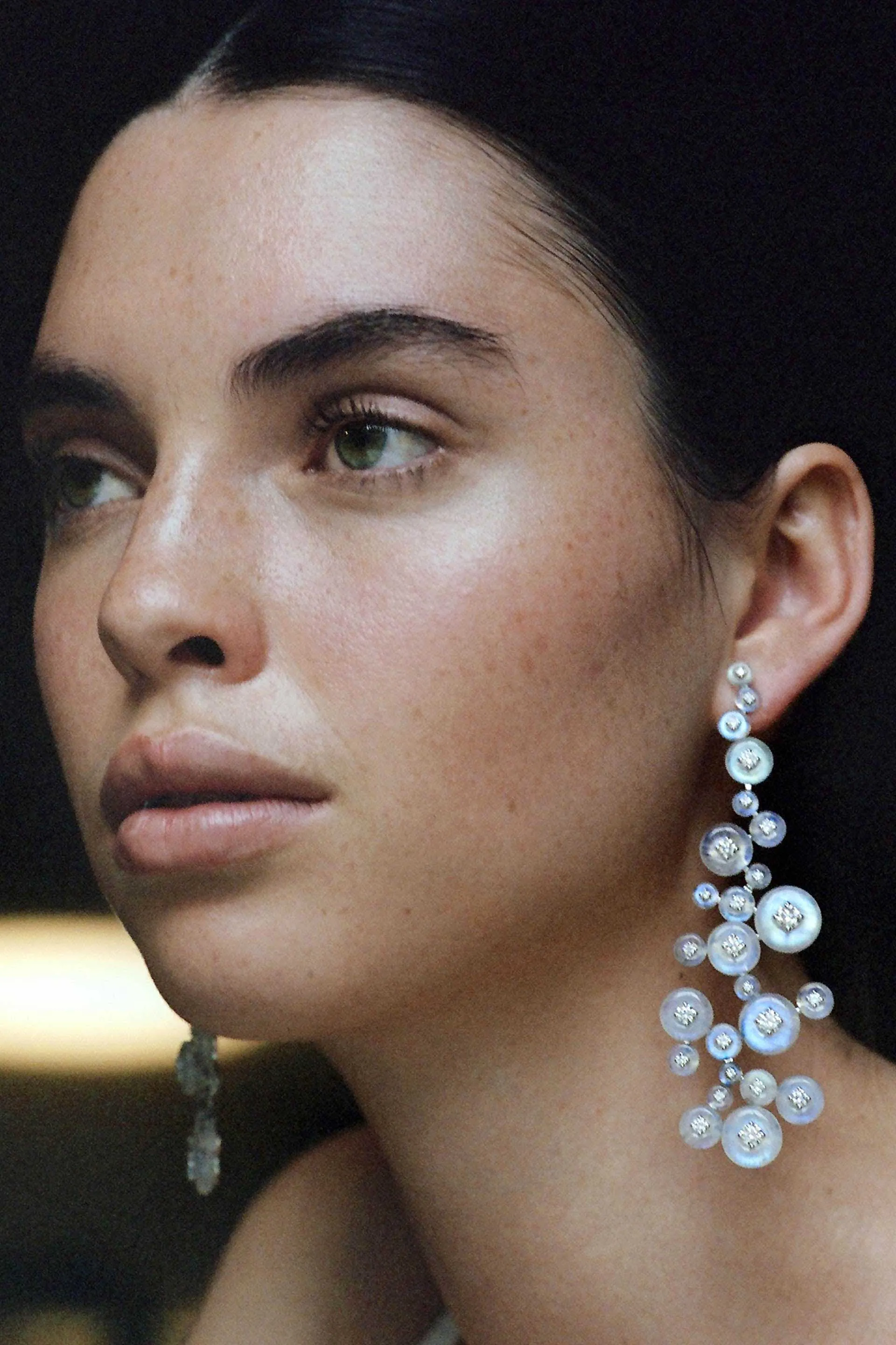 Moonstone Nebula Earrings