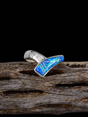 Opalite Inlay Ring Size 7 1/4
