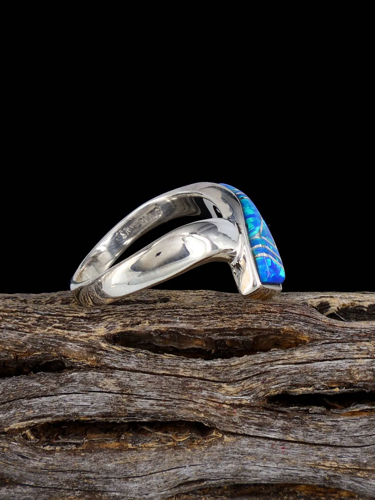 Opalite Inlay Ring Size 7 1/4