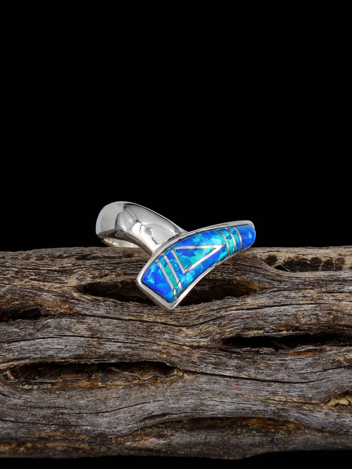 Opalite Inlay Ring Size 7 1/4