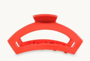 Open Hair Clip-Coral : Medium