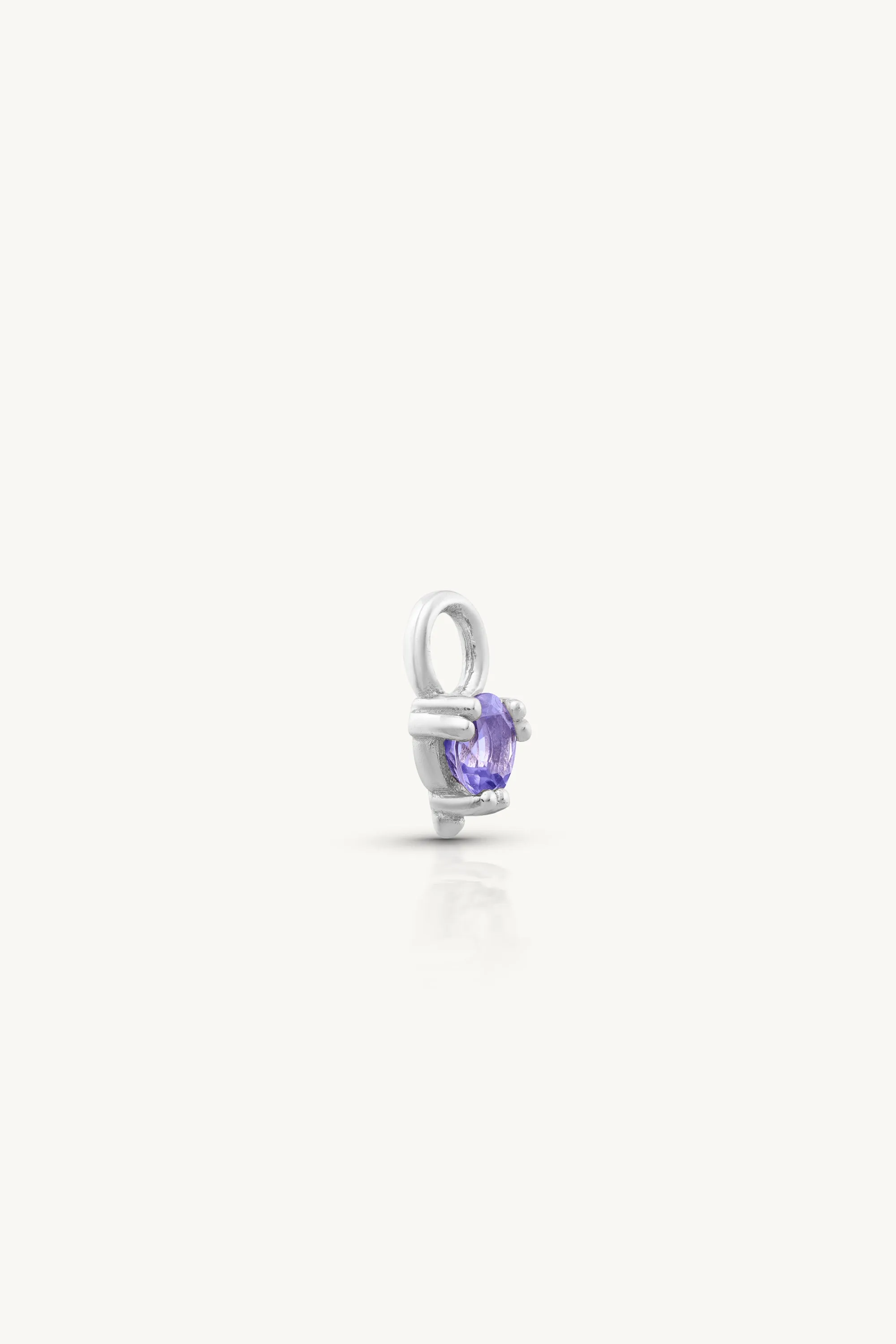 Orb Iolite Silver Charm