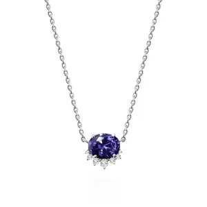 Oval Amethyst Queen's Necklace