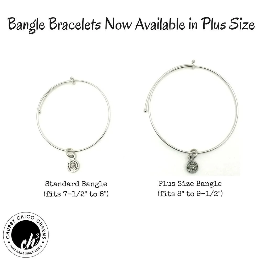 Paw Prints On Cross Crystal Beaded Toggle Style Bracelet