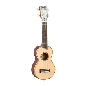 Pearl Series Solid Spruce Top - Soprano - Nat. Satin
