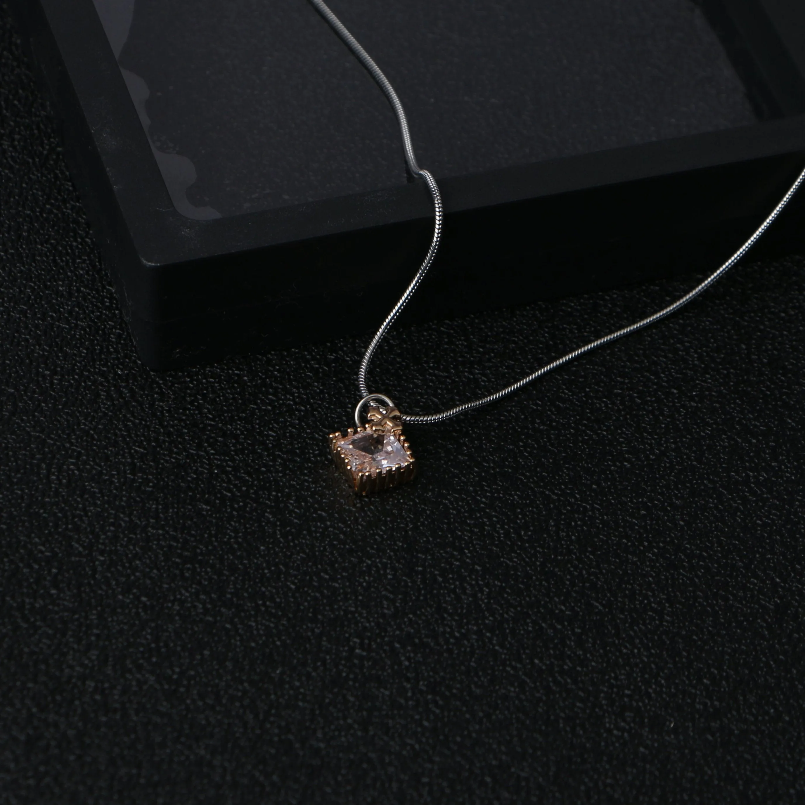 Radiant Cross Diamond Pendant