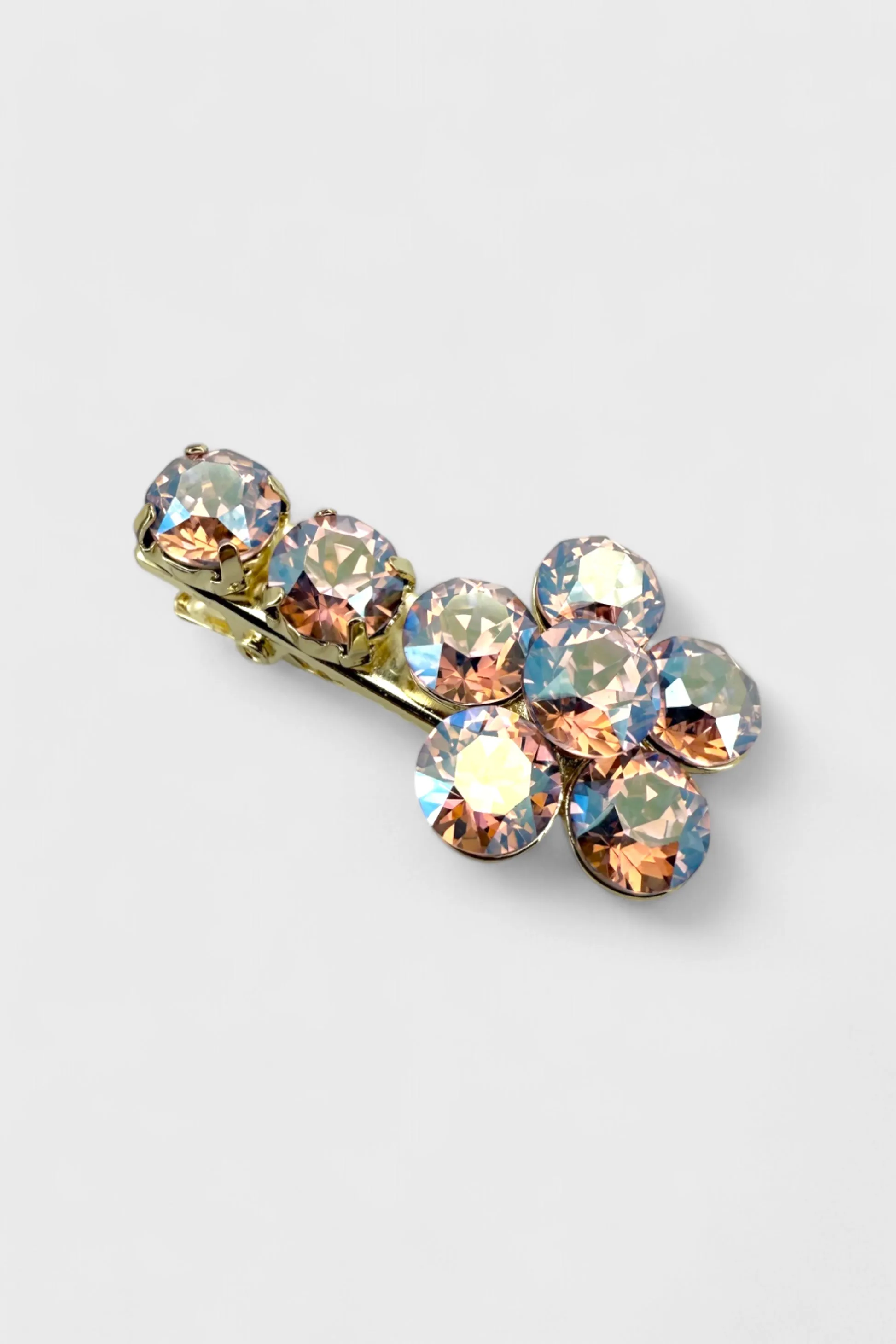 Radiant Flower Mini Hairclip Alexandrite