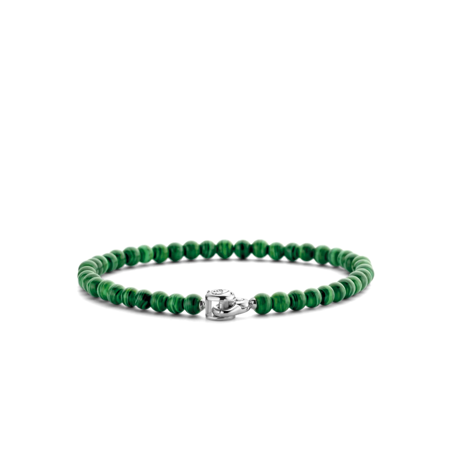 Radiant Green Malachite Bead Bracelet