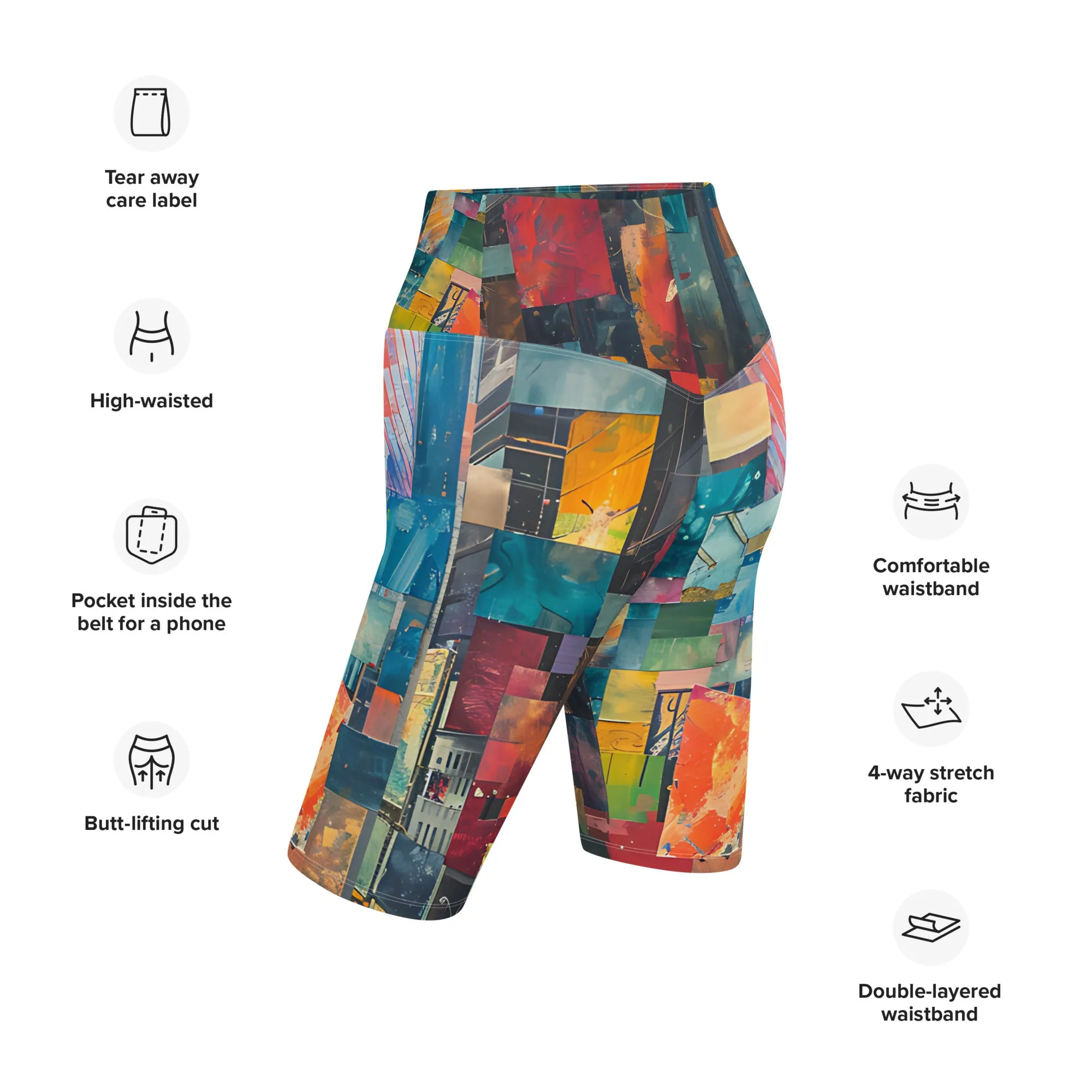 Radiant Journey Biker Shorts