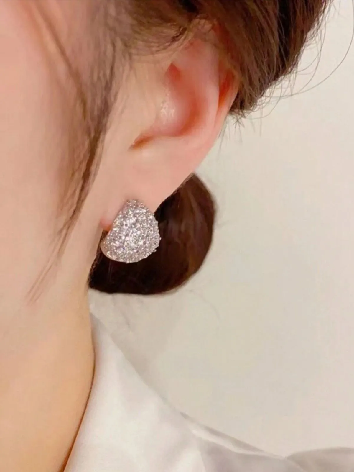 Radiant Sparkle Teardrop Earrings