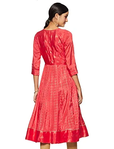 Rangriti Women's Ethnic Coral Kurta (Size_4XL)