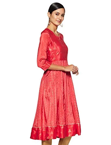 Rangriti Women's Ethnic Coral Kurta (Size_4XL)