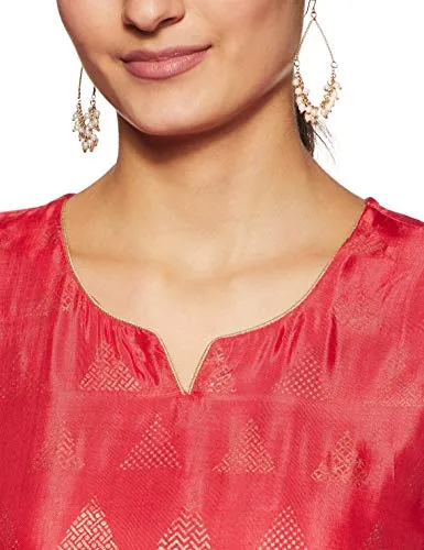 Rangriti Women's Ethnic Coral Kurta (Size_4XL)