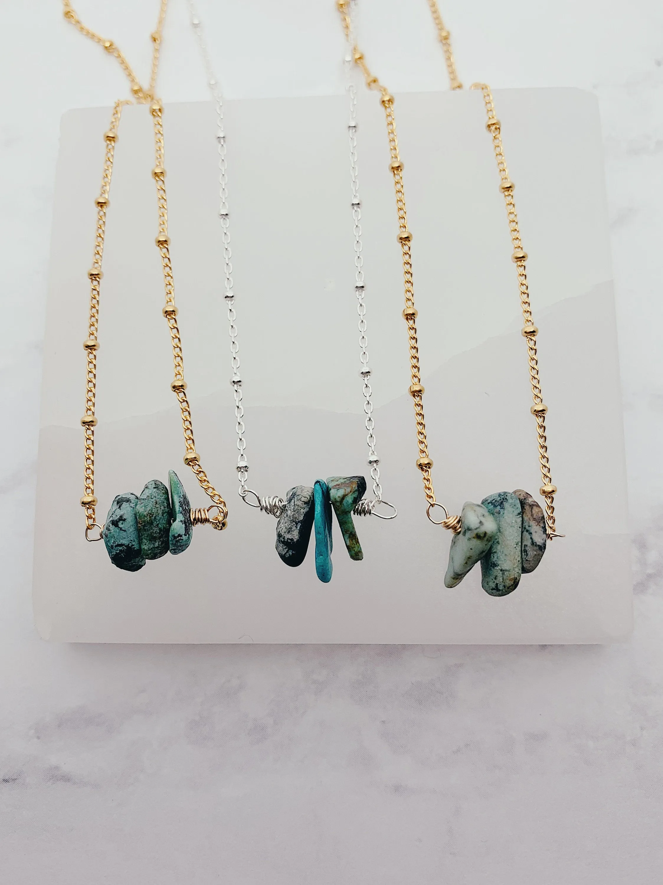 Raw Turquoise Choker