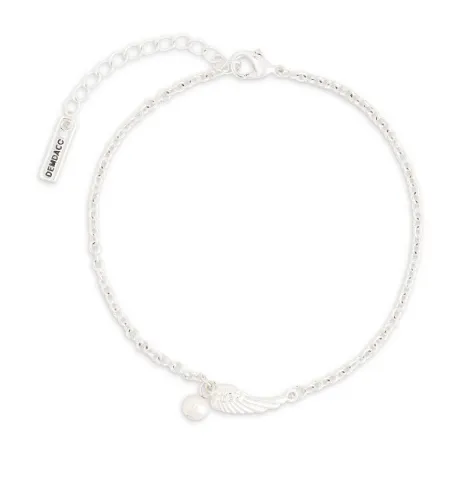Silver Dainty Wing Bracelet