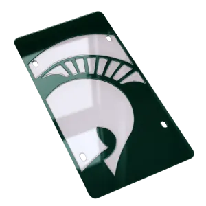 Spartan Helmet Mega Logo License Plate