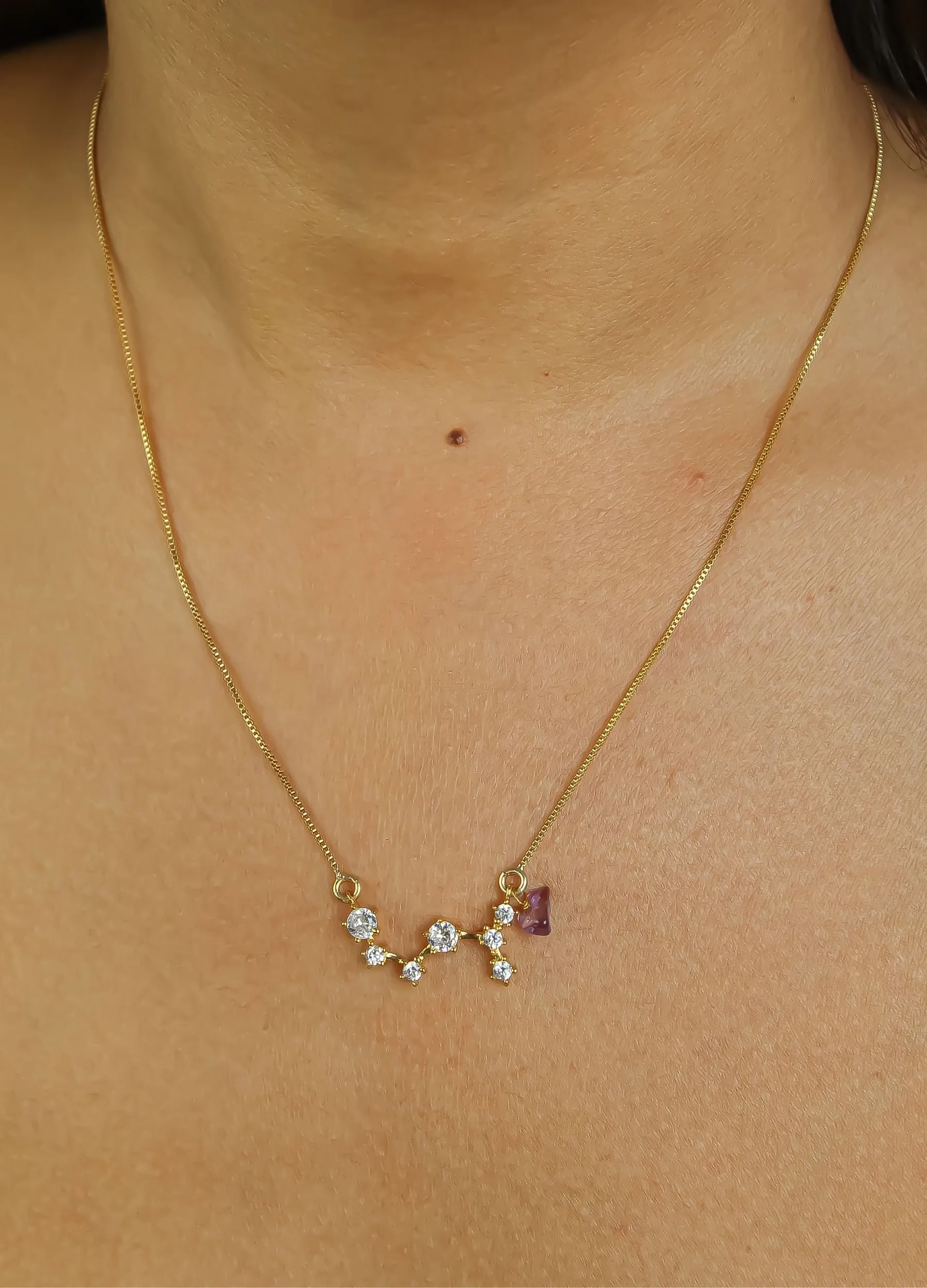 Star Sagittarius Zodiac Necklace