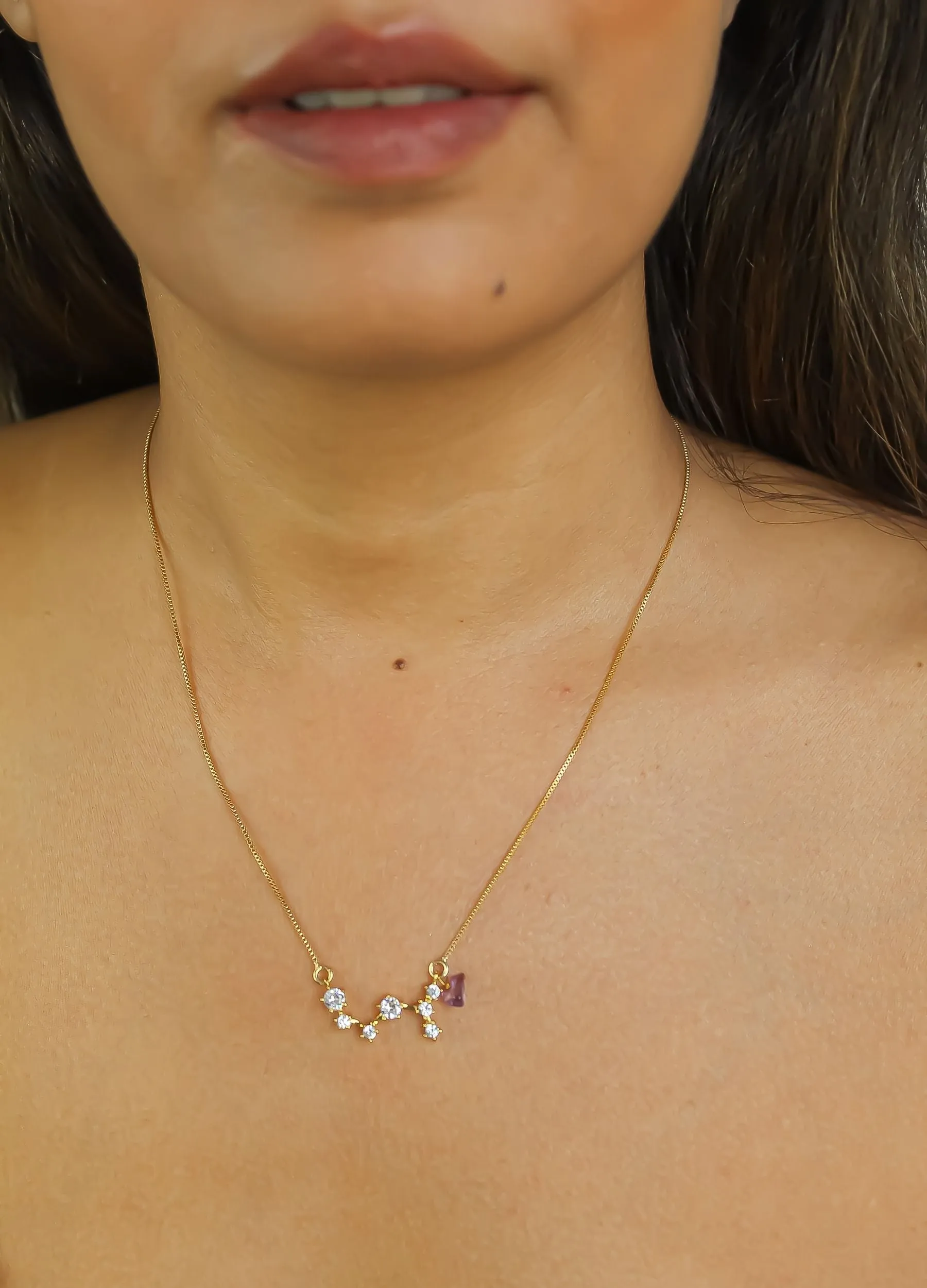 Star Sagittarius Zodiac Necklace