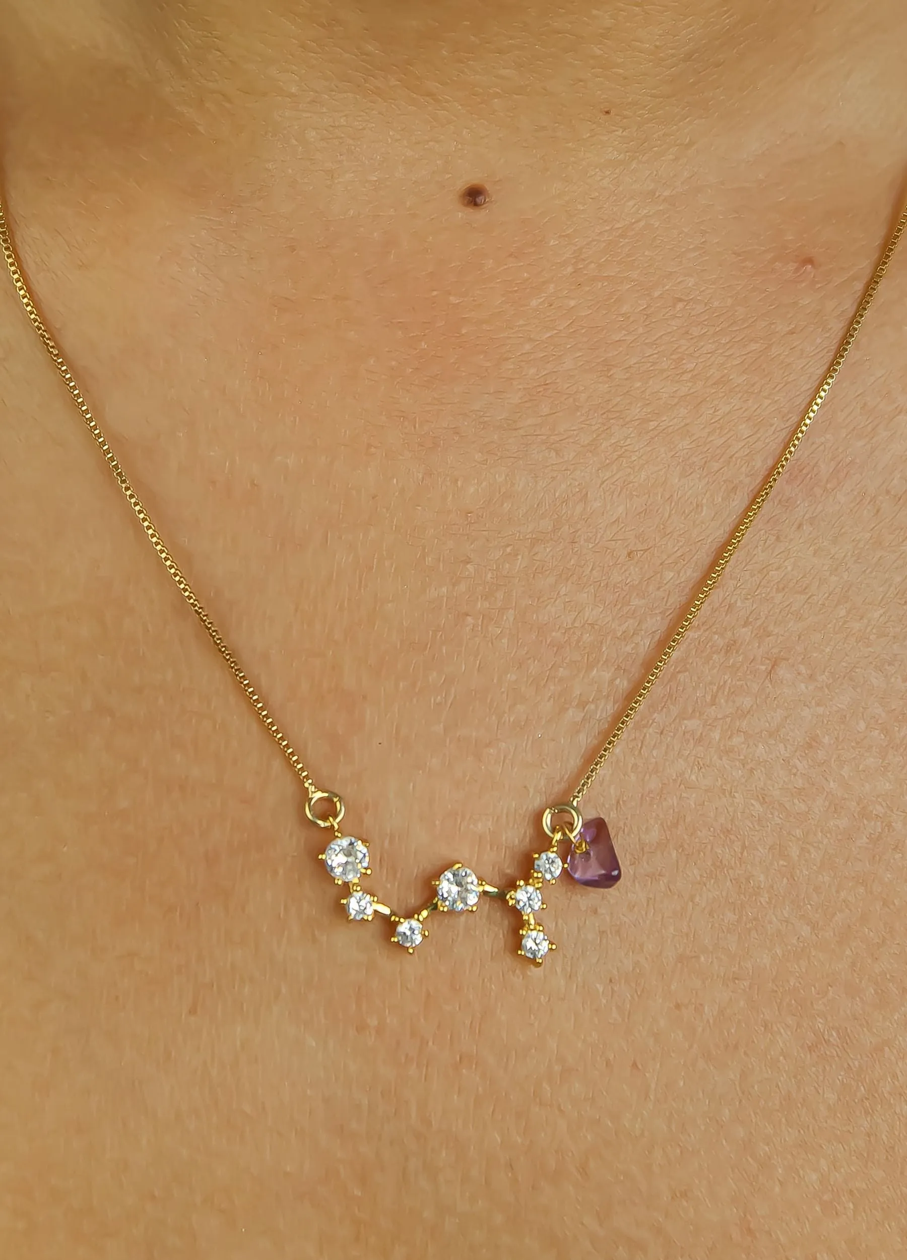 Star Sagittarius Zodiac Necklace