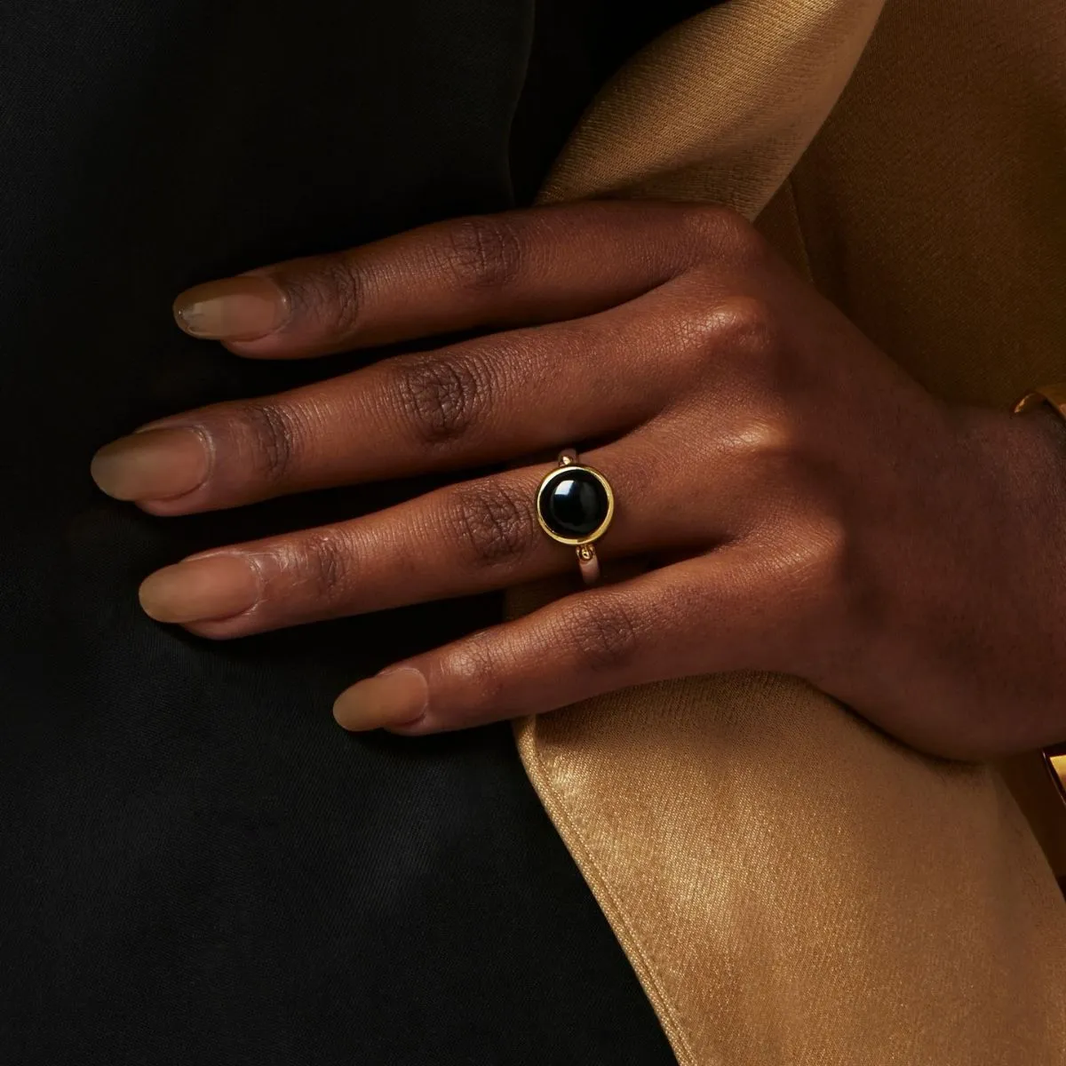Stargazer Black Onyx Ring