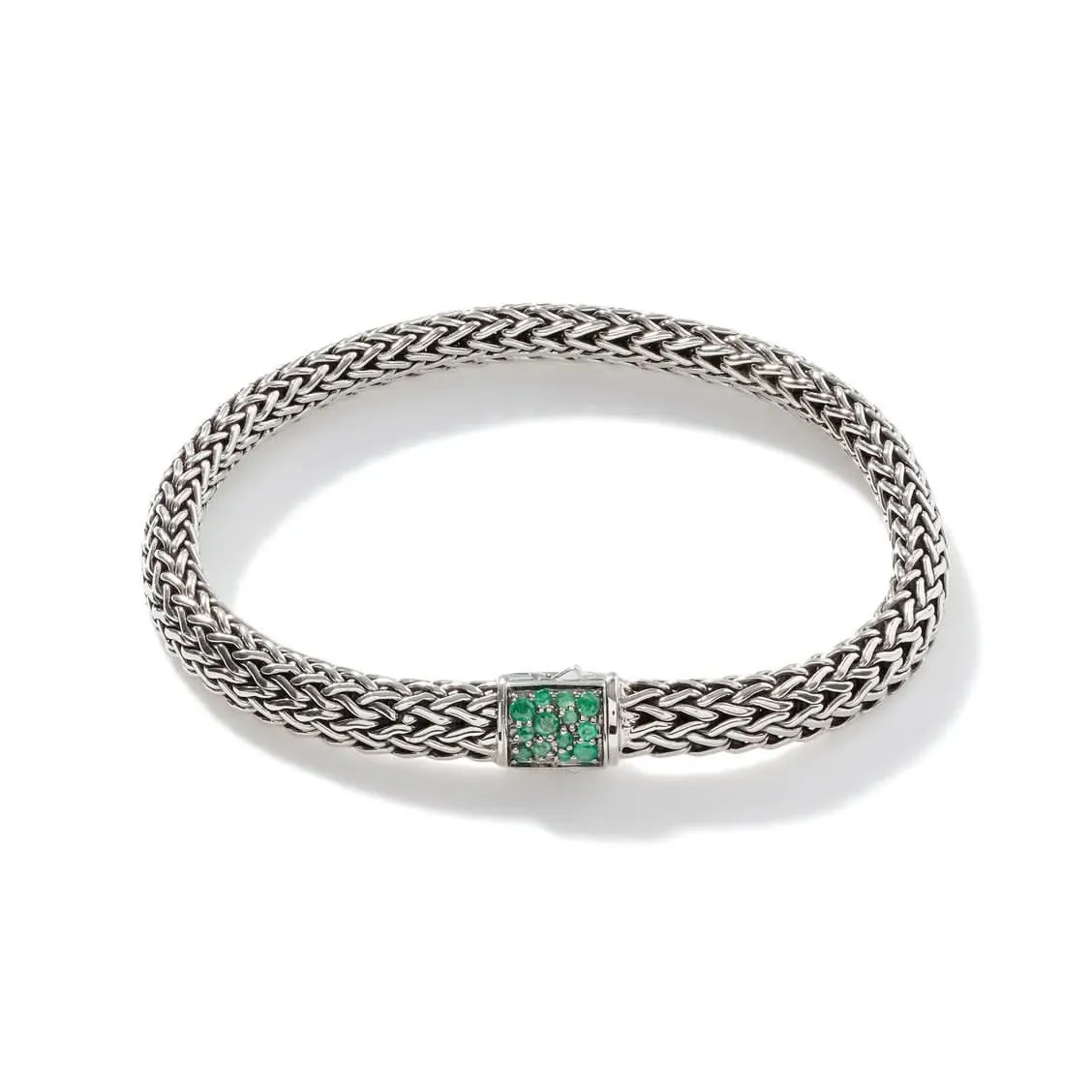 Sterling Silver Reversable Classic Chain Bracelet