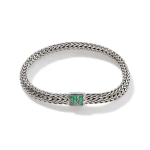 Sterling Silver Reversable Classic Chain Bracelet