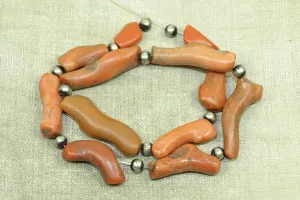 Strand of cool Moroccan Branch Coral Beads