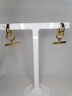 T Bar Earrings