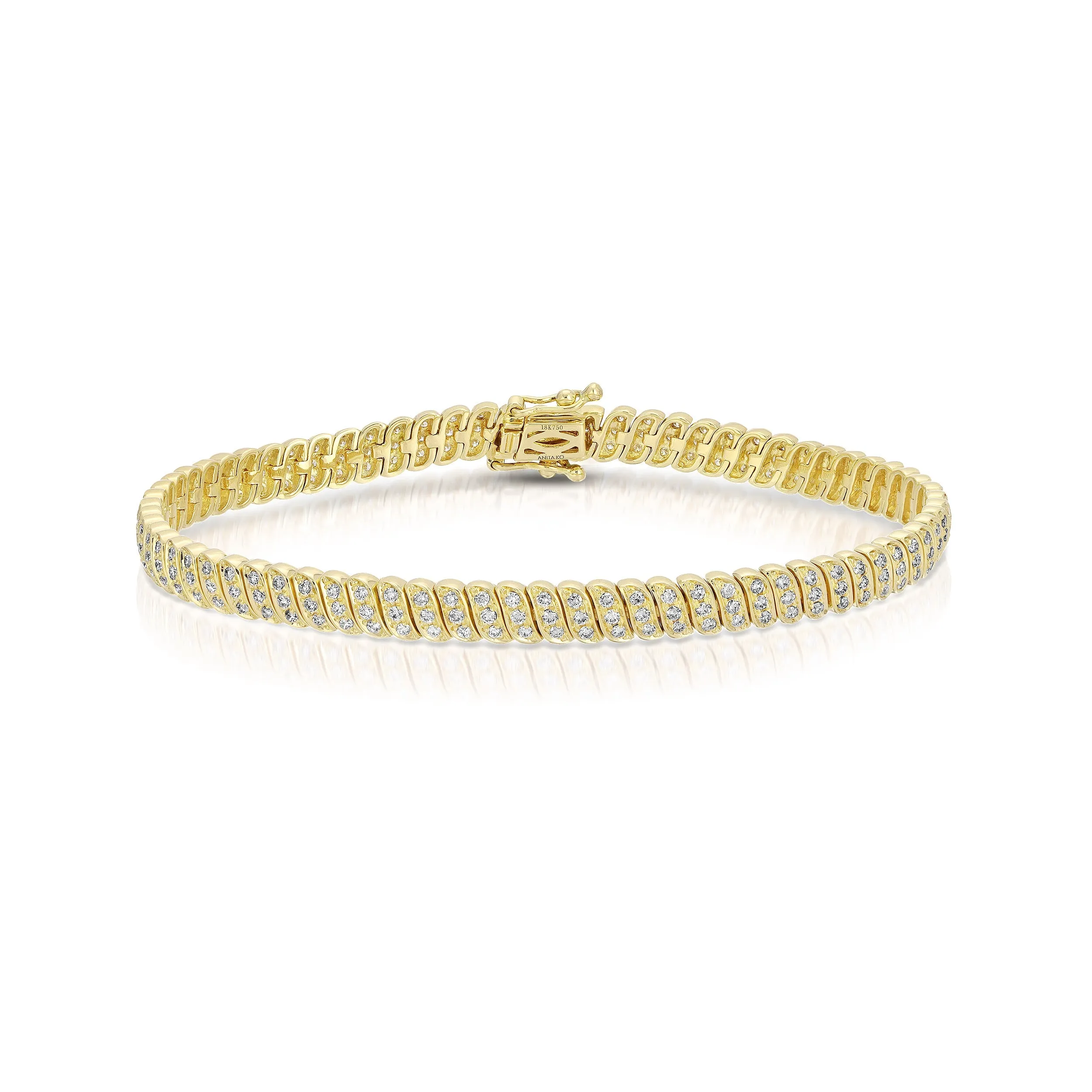 Thin Diamond Zoe Bracelet