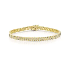Thin Diamond Zoe Bracelet