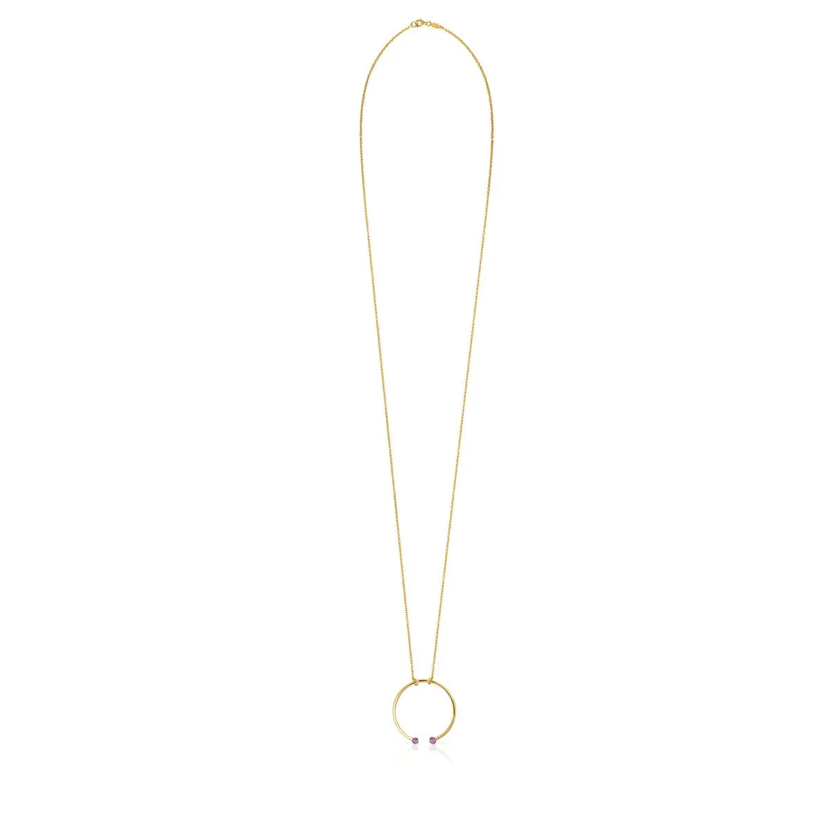 Tous Batala Necklace in Gold Vermeil with Amethyst 918542540